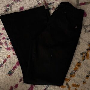Classic Black Wide Leg Jeans - Women's Flare & Wide Leg